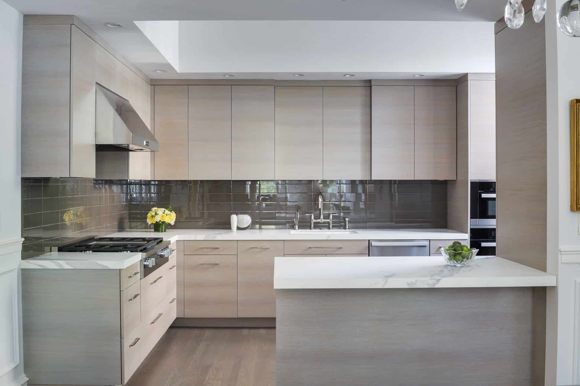 A Neutral Kitchen in Newton