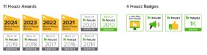 Newton Kitchens - Houzz Awards and Badges
